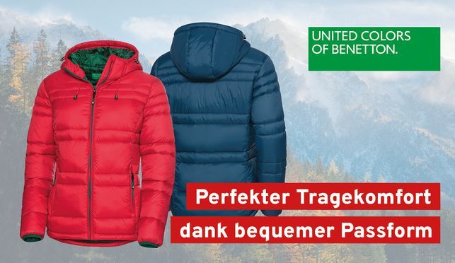 Benetton Damen Steppjacke
