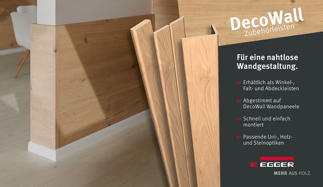 Mit unseren Wandleisten gelingt der perfekte Abschluss.