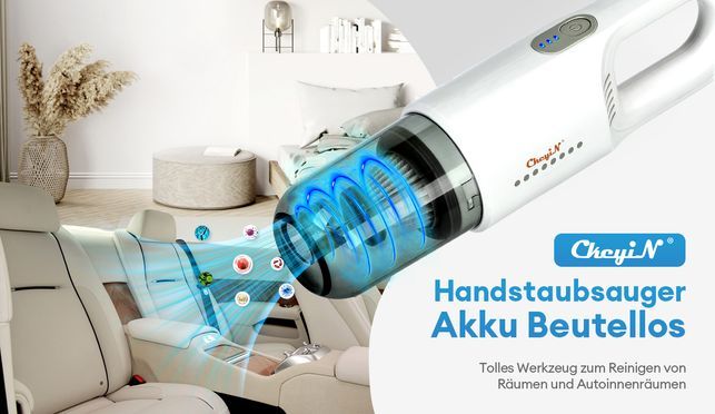 CkeyiN 11000Pa Akku-Handstaubsauger, Tolles Werkzeug zum Reinigen