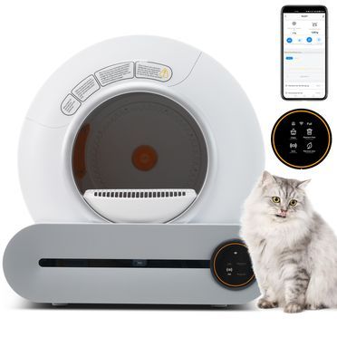 Adaptive selbstreinigende Katzentoilette für mehrere Katzen,Infrarotsensor,geeignet für viele Arten 