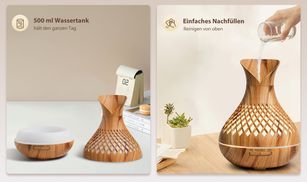 500ml Tank für lange Laufzeit