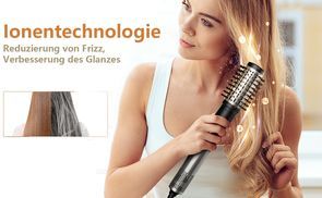 6-in-1 Hairstyler Set Mit 1350W – Föhn, Lockenstab, Glätteisen & Bürsten In Einem