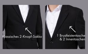 Elegantes Herren 2 Knopf Sakko von Hirschthal