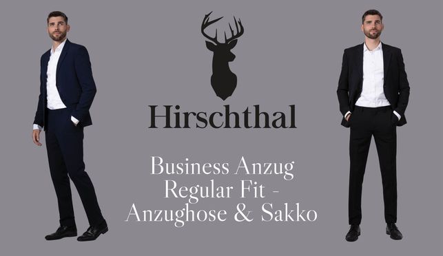 Anzugsakko Herren 2 Knopf Sakko oder Business Anzug mit Anzughose, Regular Fit