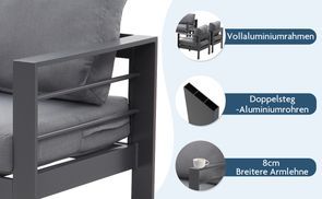 Stabiler Vollaluminium Rahmen