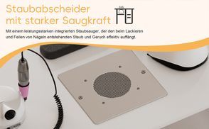 Saubere Arbeit dank Staubabsaugung