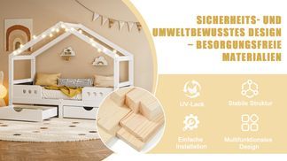 Kinderhausbett: Sicherheits & Umweltbewusstes Design