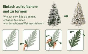 Schnell aufgebaut – Flexible Zweige, mehr Feier!