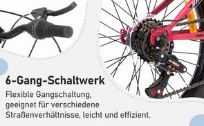 6 Gang Kettenschaltung – flexibel unterwegs