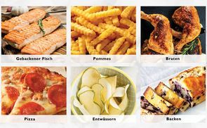 Schräger Touchscreen Design für einfache Bedienung