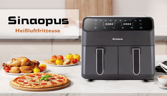 Es gibt auch Unterschiede bei Heißluftfritteusen