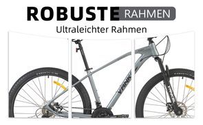 Robuster Aluminiumrahmen für Alltag & Offroad