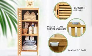 Bambus Badezimmerschrank