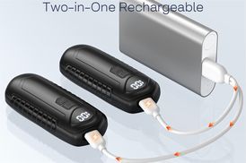 VRURC draagbare handwarmer, oplaadbare zakwarmer, pakket