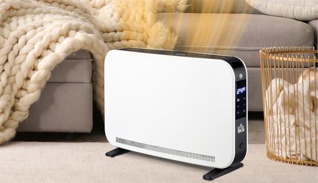 Ölradiator Heizgerät 2180W mit LED Anzeige, 3 Heizstufen & 24h Timer – Leise, effizient & sicher für