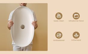 Leicht zu reinigende Oberfläche