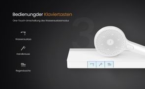 One-Touch-Umschaltung des Wasserauslassmodus