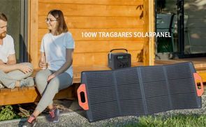 Tragbares, faltbares NOVOO 100W 20V Solarpanel für Solargene
