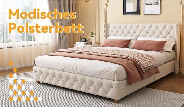Elegantes Polsterbett – Hohe Qualität und Top Service