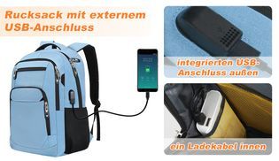 Rucksack mit USB Anschluss – laden unterwegs, clever