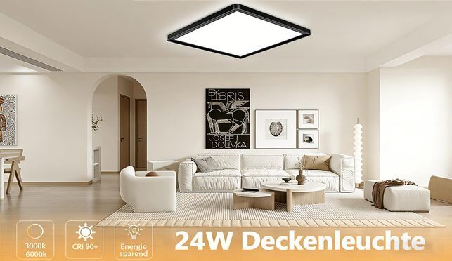 24W Deckenleuchte mit Farbwahl & CRI90+
