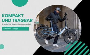 Compact and portable – specially designed for city commuters.