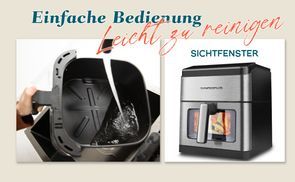 Schnelle Erwärmung durch Umluftzirkulation