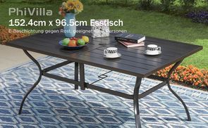 152.4cm x 96.5cm Esstisch