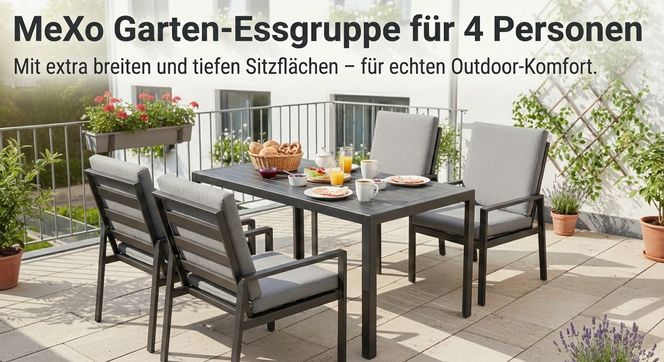 MeXo Gartenmöbel – Bringen Sie Komfort und Stil in Ihr Zuhause.