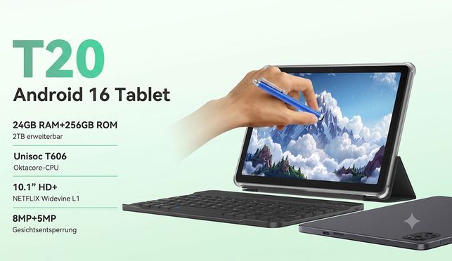 BESTTAB T20 Tablet Erleben Sie die neueste Technologie!