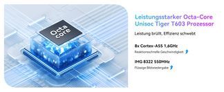 Octa‑Core Tiger T603: Leistung brüllt, Effizienz schwebt
