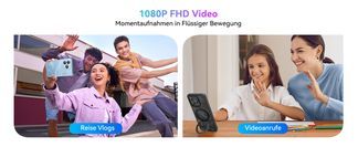 1080P FHD Video: Momente in flüssiger Bewegung