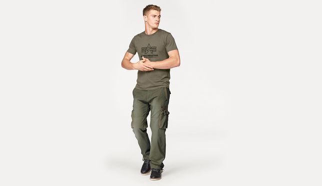 Rundhalsshirt von Alpha Industries