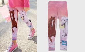 Leggings mit Pferdemotiv