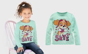 Langarmshirt mit Glitzerdetails