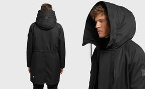 Winterjacke mit praktischen Features