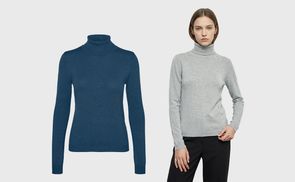 Rollkragenpullover „VMHAPPINESS LS ROLLNECK“