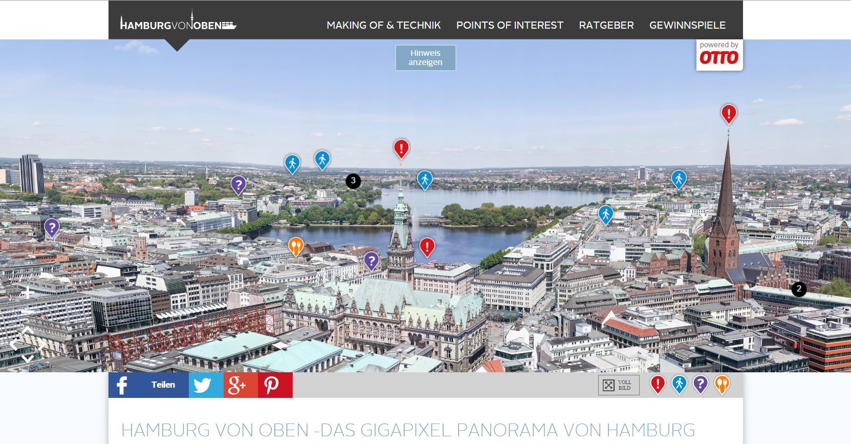 The world’s largest photo of Hamburg powered by OTTO