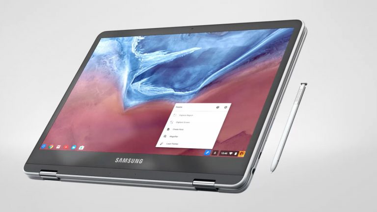 Samsung Chromebook Pro mit Stylus.