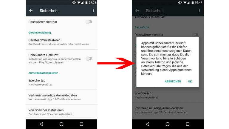 Android: So kannst du APK-Datei herunterladen und installieren