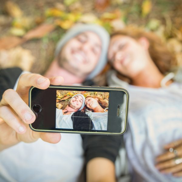 Liebespaar P&auml;rchen Selfie App iPhone