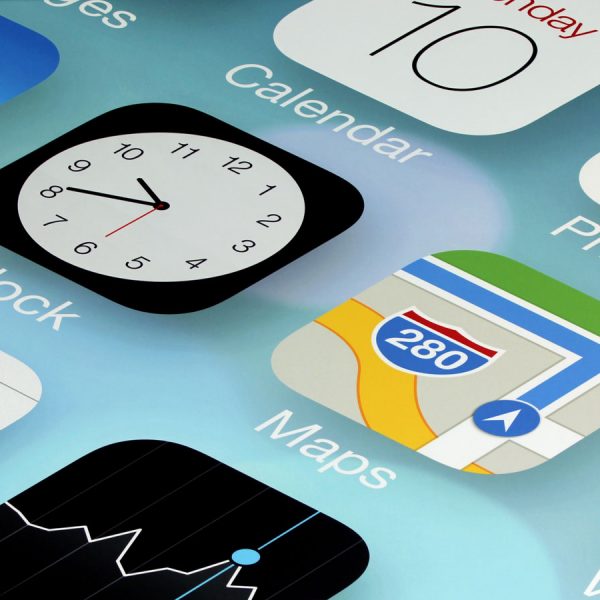 Beispiel f&uuml;r iOS 10.2 Home Screen.