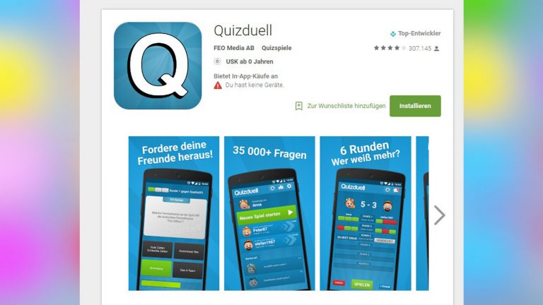 Android-Spiele: Quizduell