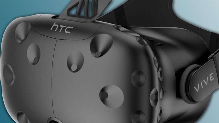 Die HTC Vive VR-Brille.