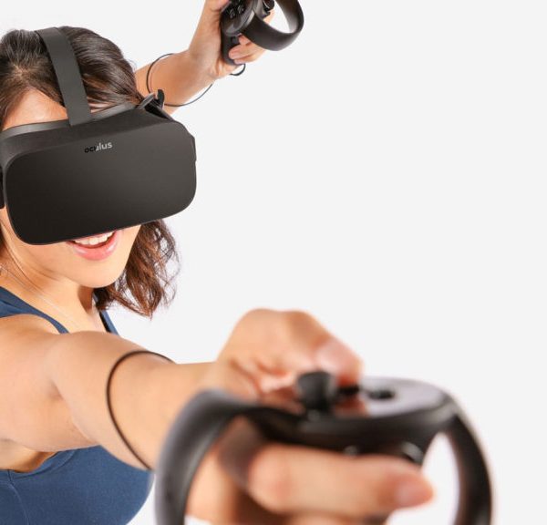 Die Oculus Rift-Brille.