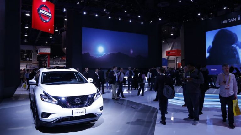 Nissan-Stand auf der CES 2017