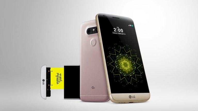 Abbildung vom Smartphone LG G5