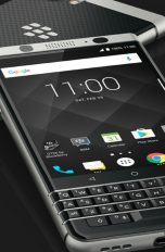 BlackBerry KEYone Smartphone Vorder- und Rückansicht