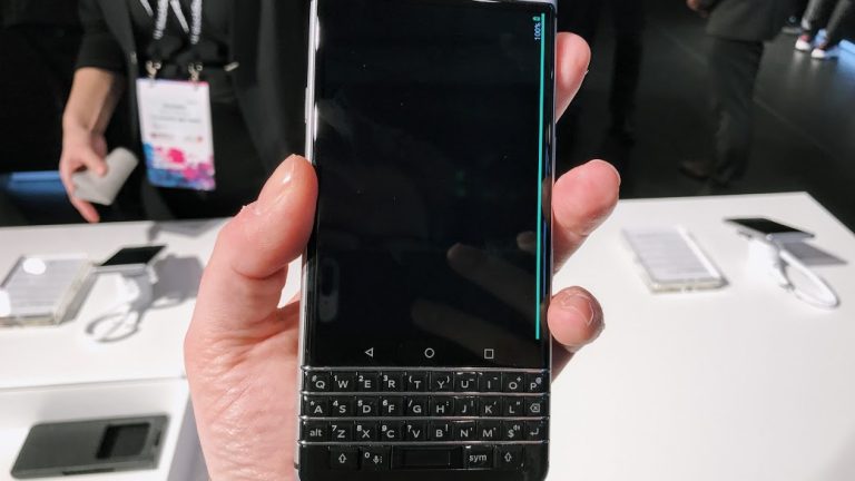 BlackBerry KeyOne auf dem MWC 2017