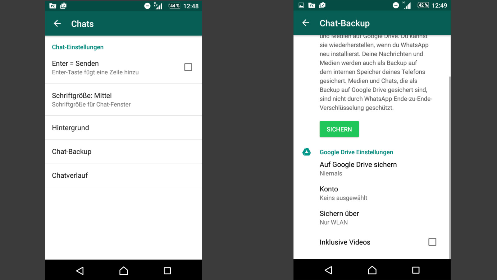 Whatsapp Chat Lokal Speichern Android WhatsApp Chat (auf Android) sichern | UPDATED